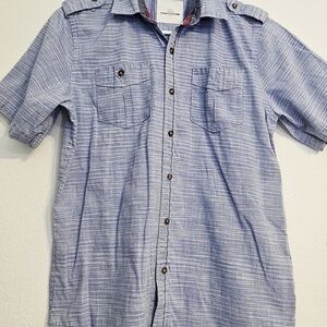 Craft & Flow Blue Short Sleeve Kids Shirt